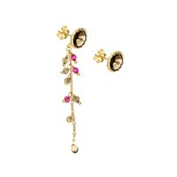 Ohrringe Ishwara Dame in Silber Granato ORKA3/FU - ORKA3/FU